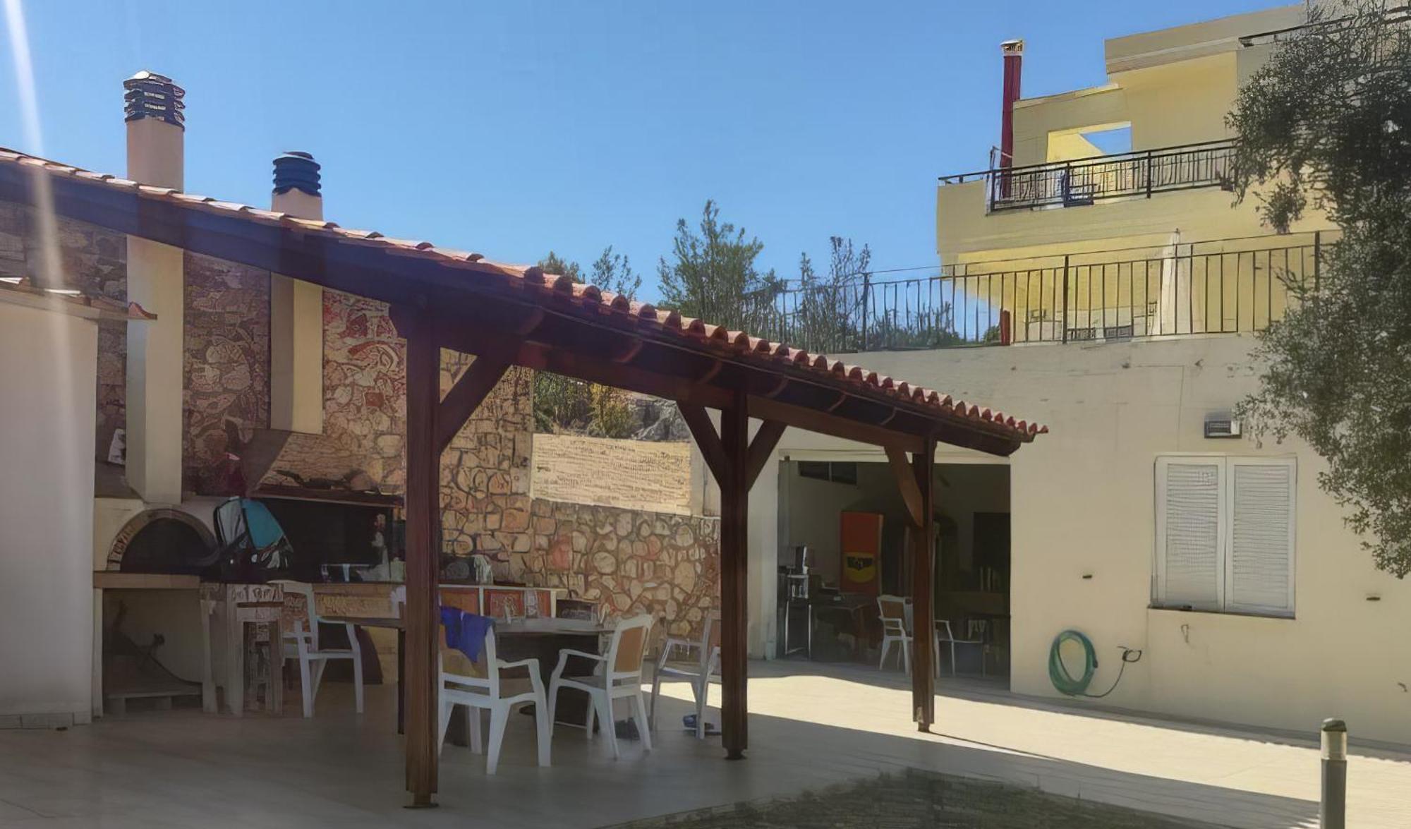 Souda Bay View With Private Pool Near Chania City Buitenkant foto